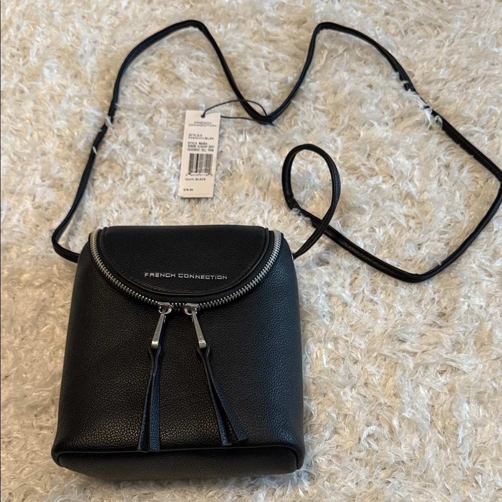 ⭐️$25⭐️French Connection Elegant Black Crossbody Bag new with tags